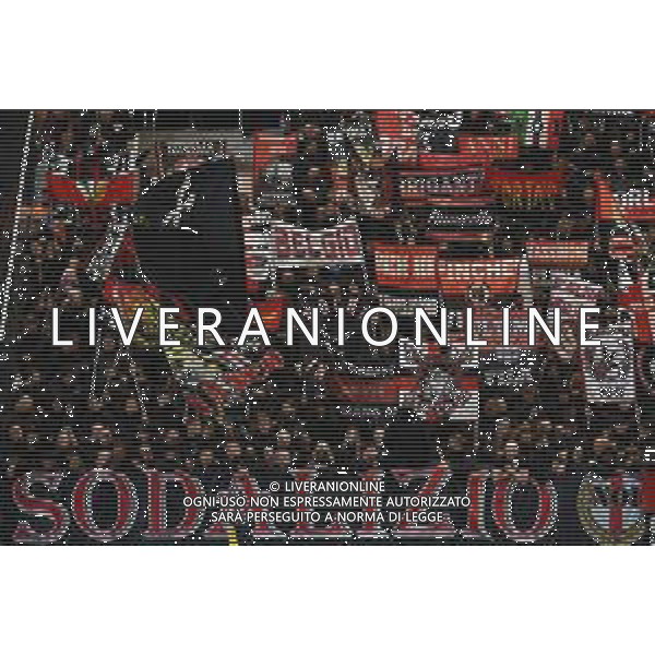 Atalanta vs Milan nella foto tifosi Milan Bergamo 28-10-2025 New Balance Arena - Stadio di Bergamo Atalanta vs Milan Campionato Serie A Enilive - 9a giornata foto Roberto Garavaglia/Agenzia Aldo Liverani sas