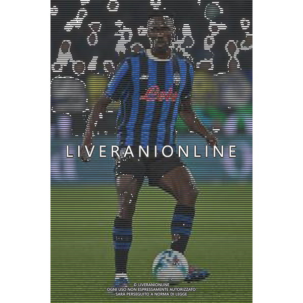 Atalanta vs Milan nella foto Odilon Kossounou (Atalanta) Bergamo 28-10-2025 New Balance Arena - Stadio di Bergamo Atalanta vs Milan Campionato Serie A Enilive - 9a giornata foto Roberto Garavaglia/Agenzia Aldo Liverani sas