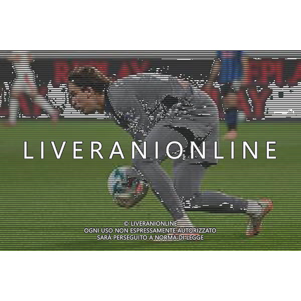 Atalanta vs Milan nella foto Marco Carnesecchi (Atalanta) Bergamo 28-10-2025 New Balance Arena - Stadio di Bergamo Atalanta vs Milan Campionato Serie A Enilive - 9a giornata foto Roberto Garavaglia/Agenzia Aldo Liverani sas