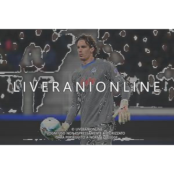 Atalanta vs Milan nella foto Marco Carnesecchi (Atalanta) Bergamo 28-10-2025 New Balance Arena - Stadio di Bergamo Atalanta vs Milan Campionato Serie A Enilive - 9a giornata foto Roberto Garavaglia/Agenzia Aldo Liverani sas