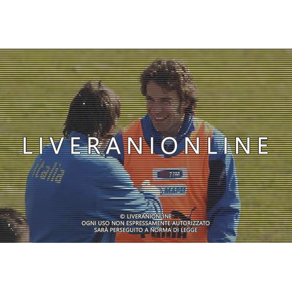 Coverciano (Fi) 28/02/2006 Ritiro e Allenamento della nazionale Italiana nella foto alessandro del piero ph gianni nucci/agenzia aldo liverani