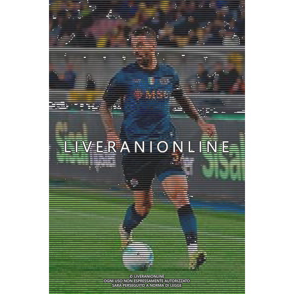 TVEM October 28, 2025 Lecce, Italy - US Lecce vs SSC Napoli - Italian soccer serie A 2025/26 - Via Del Mare Stadium. In the pic: Leonardo Spinazzola of SSC Napoli ©TVEM Emmanuele Mastrodonato - AGENZIA ALDO LIVERANI SAS