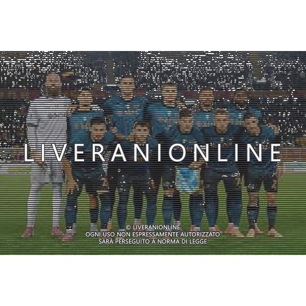 TVEM October 28, 2025 Lecce, Italy - US Lecce vs SSC Napoli - Italian soccer serie A 2025/26 - Via Del Mare Stadium. In the pic: SSC Napoli team line up - FORMAZIONE ©TVEM Emmanuele Mastrodonato - AGENZIA ALDO LIVERANI SAS