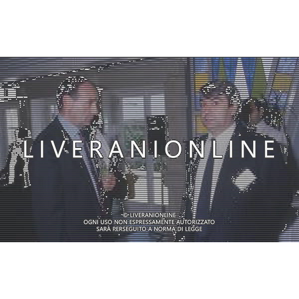 DIAP-RETROSPETTIVA ALDO SPINELLI PRESIDENTE GENOA CALCIO NELLA FOTO ALDO SPINELLI PRESIDENTE DEL GENOA CALCIO NELL\'ANNO 1993-1994 CON SPARTACO LANDINI AG ALDO LIVERANI SAS 