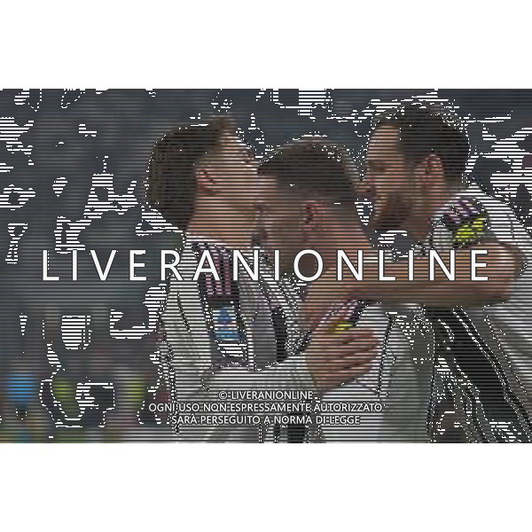 Torino 29.10.2025 Allianz Stadium @Manuela Viganti /Ag. Aldo Liverani sas Juventus vs Udinese Campionato Calcio Serie A Enilive 2025/2026 9a giornata Nella foto: esultanza juventus dopo il gol di dusan vlahovic