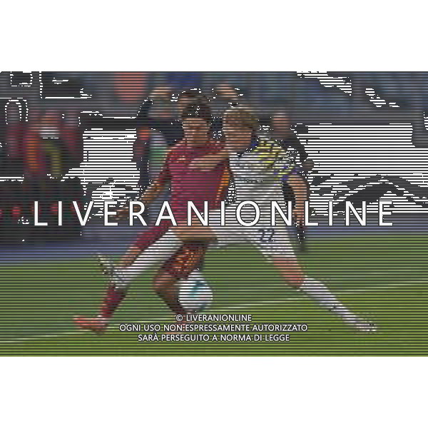 Roma vs Parma Campionato Serie A Enilive - 9 Giornata Stadio Olimpico - Roma 29-10-2025 nella foto Dybala e Jensen Foto Federico Gaetano - ag Aldo liverani