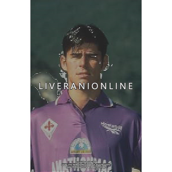 DIAP-RETROSPETTIVA ANDREA SOTTIL CALCIATORE NELLA FOTO ANDREA SOTTIL CON LA MAGLIA DELLA FIORENTINA CALCIO AG ALDO LIVERANI SAS