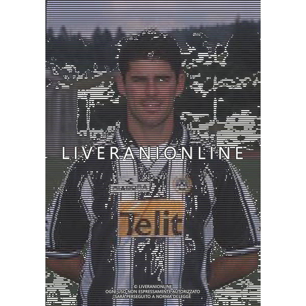 DIAP-RETROSPETTIVA ANDREA SOTTIL CALCIATORE NELLA FOTO ANDREA SOTTIL CON LA MAGLIA DELL\'UDINESE CALCIO AG ALDO LIVERANI SAS