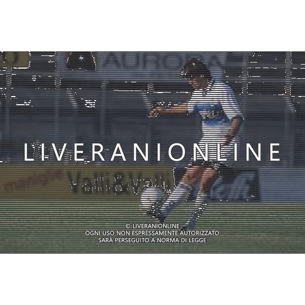 DIAP-RETROSPETTIVA ANDREA SOTTIL CALCIATORE NELLA FOTO ANDREA SOTTIL CON LA MAGLIA DELL\'ATALANTA CALCIO AG ALDO LIVERANI SAS