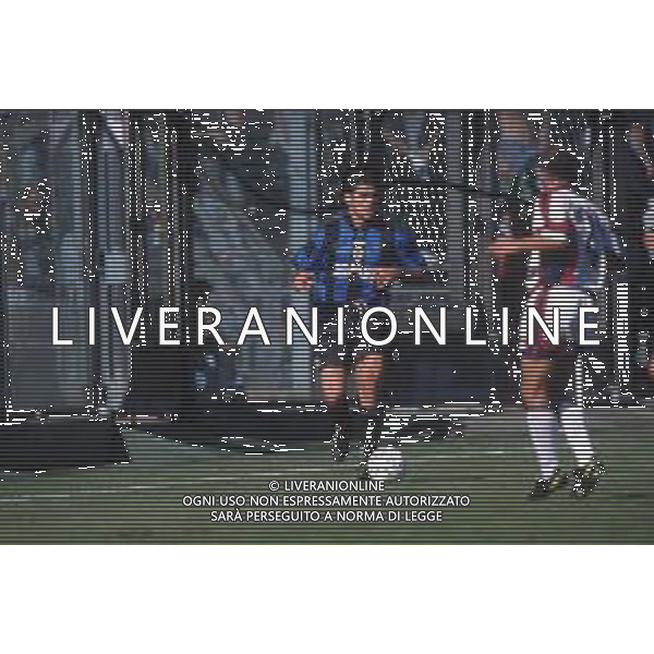 DIAP-RETROSPETTIVA ANDREA SOTTIL CALCIATORE NELLA FOTO ANDREA SOTTIL CON LA MAGLIA DELL\'ATALANTA CALCIO AG ALDO LIVERANI SAS