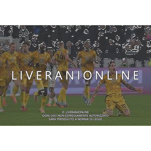 Torino 29.10.2025 Allianz Stadium @Manuela Viganti /Ag. Aldo Liverani sas Juventus vs Udinese Campionato Calcio Serie A Enilive 2025/2026 9a giornata Nella foto: esultanza udinese dopo il gol di nicolo zaniolo ©Viganti - AGENZIA ALDO LIVERANI SAS