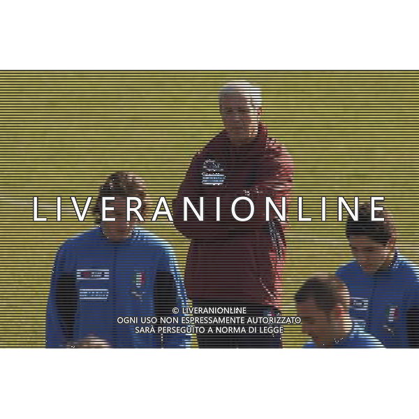 Coverciano (Fi) 28/02/2006 Ritiro e Allenamento della nazionale Italiana nella foto marcello lippi e diana stefano aimo ph gianni nucci/agenzia aldo liverani