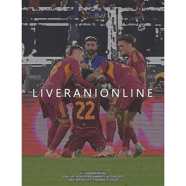 Roma vs Parma Campionato Serie A Enilive - 9 Giornata Stadio Olimpico - Roma 29-10-2025 nella foto Esultanza Roma dopo Gol Hermoso Foto Federico Gaetano - ag Aldo liverani- AGENZIA ALDO LIVERANI SAS