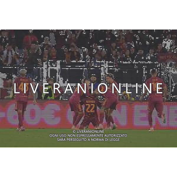 Roma vs Parma Campionato Serie A Enilive - 9 Giornata Stadio Olimpico - Roma 29-10-2025 nella foto Esultanza Roma dopo Gol Hermoso Foto Federico Gaetano - ag Aldo liverani- AGENZIA ALDO LIVERANI SAS