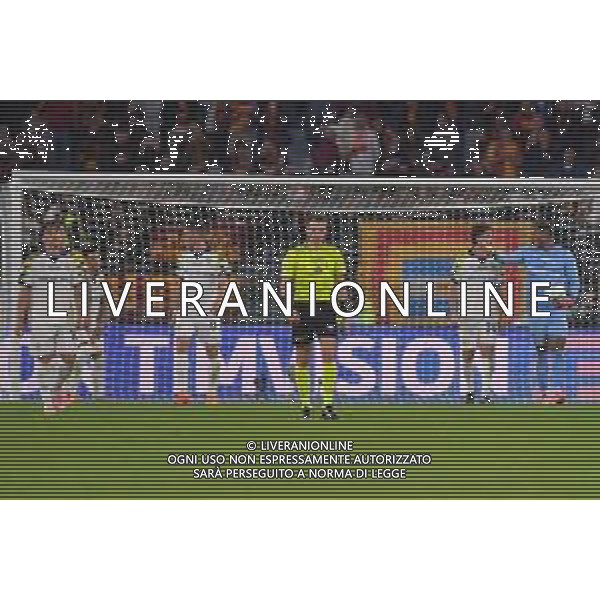 Roma vs Parma Campionato Serie A Enilive - 9 Giornata Stadio Olimpico - Roma 29-10-2025 nella foto Delusione Parma gol subito Foto Federico Gaetano - ag Aldo liverani- AGENZIA ALDO LIVERANI SAS