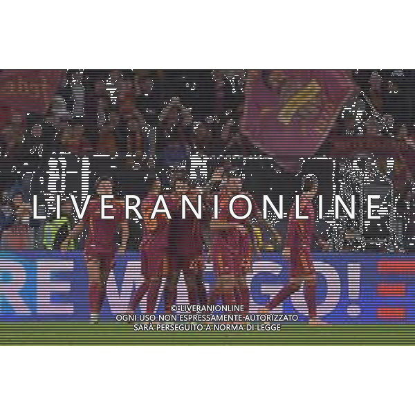 Roma vs Parma Campionato Serie A Enilive - 9 Giornata Stadio Olimpico - Roma 29-10-2025 nella foto Esultanza Roma dopo Gol Hermoso Foto Federico Gaetano - ag Aldo liverani- AGENZIA ALDO LIVERANI SAS