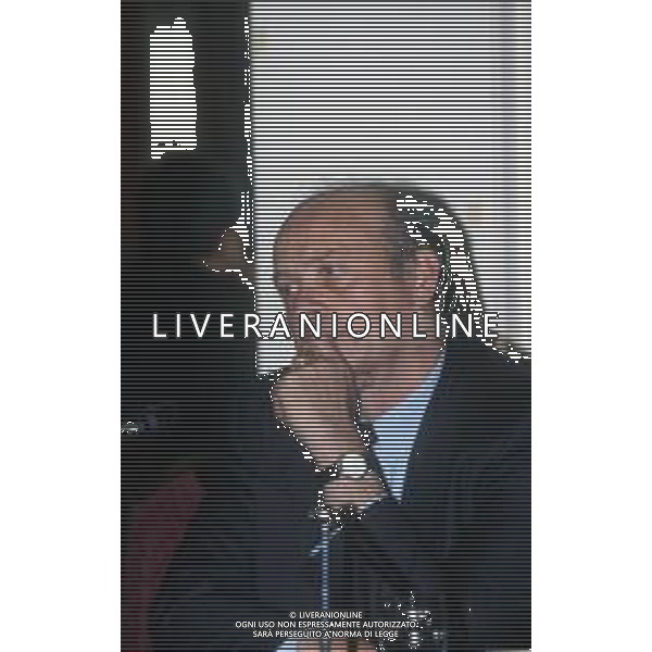 DIAP-RETROSPETTIVA PAOLO CASARIN DIRIGENTE ARBITRALE NELLA FOTO PAOLO CASARIN NELL\'ANNO 1993-1994 A MILANO FESTA NATALIZIA LEGA CALCIO AG ALDO LIVERANI SAS