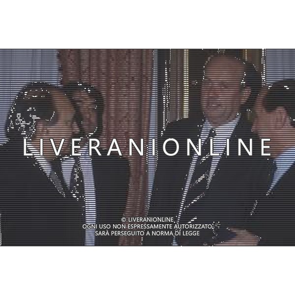 DIAP-RETROSPETTIVA PAOLO CASARIN DIRIGENTE ARBITRALE NELLA FOTO PAOLO CASARIN NELL\'ANNO 1993-1994 CON CORRADO FERLAINO-LDO SPINELLI E SILVIO BERLUSCONI A MILANO FESTA NATALIZIA LEGA CALCIO AG ALDO LIVERANI SAS