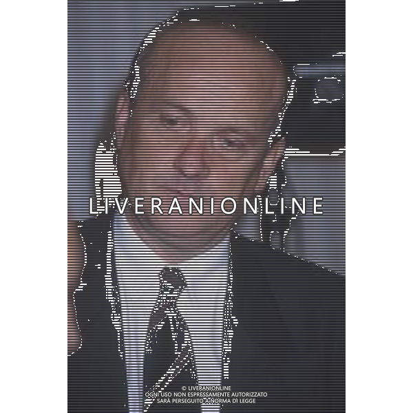 DIAP-RETROSPETTIVA PAOLO CASARIN DIRIGENTE ARBITRALE NELLA FOTO PAOLO CASARIN NELL\'ANNO 1993-1994 A MILANO FESTA NATALIZIA LEGA CALCIO AG ALDO LIVERANI SAS