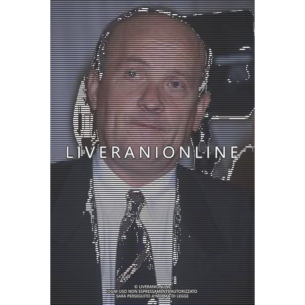 DIAP-RETROSPETTIVA PAOLO CASARIN DIRIGENTE ARBITRALE NELLA FOTO PAOLO CASARIN NELL\'ANNO 1993-1994 A MILANO FESTA NATALIZIA LEGA CALCIO AG ALDO LIVERANI SAS
