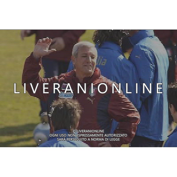 Coverciano (Fi) 28/02/2006 Ritiro e Allenamento della nazionale Italiana nella foto marcello lippi ph gianni nucci/agenzia aldo liverani