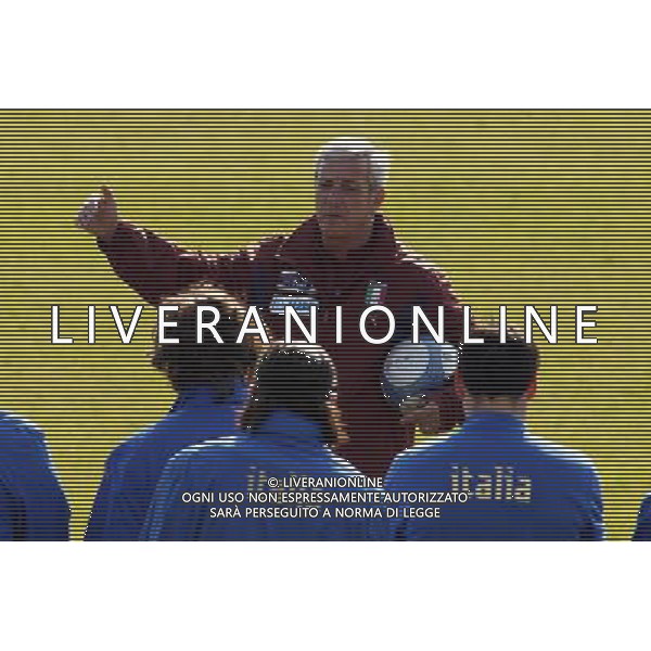 Coverciano (Fi) 28/02/2006 Ritiro e Allenamento della nazionale Italiana nella foto marcello lippi ph gianni nucci/agenzia aldo liverani