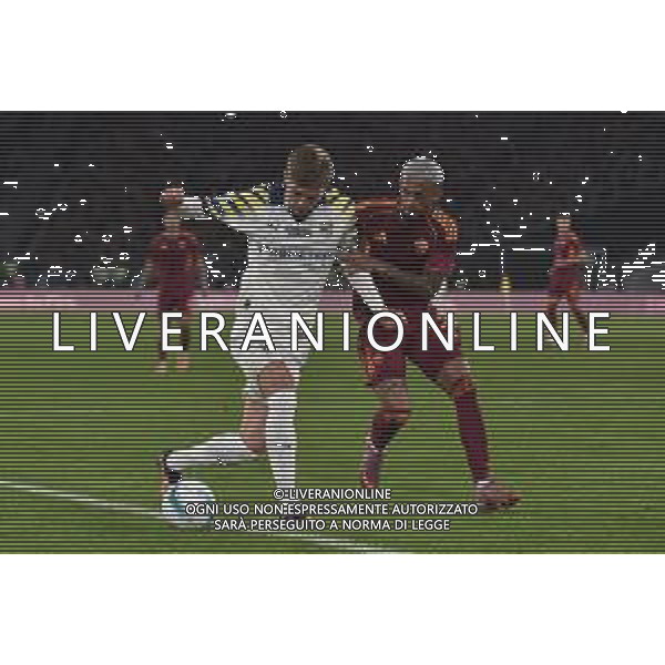 Roma vs Parma Campionato Serie A Enilive - 9 Giornata Stadio Olimpico - Roma 29-10-2025 nella foto Benedyczak e Wesley Foto Federico Gaetano - ag Aldo liverani- AGENZIA ALDO LIVERANI SAS