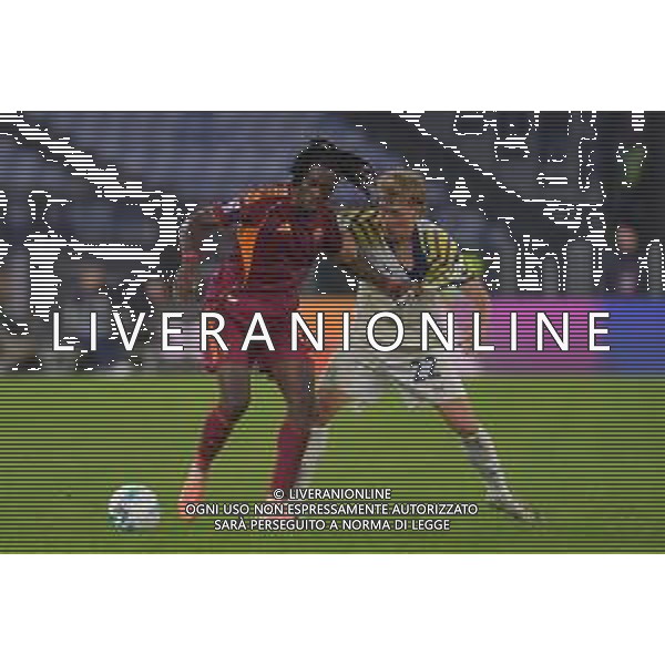 Roma vs Parma Campionato Serie A Enilive - 9 Giornata Stadio Olimpico - Roma 29-10-2025 nella foto Kone’ e Jensen Foto Federico Gaetano - ag Aldo liverani- AGENZIA ALDO LIVERANI SAS