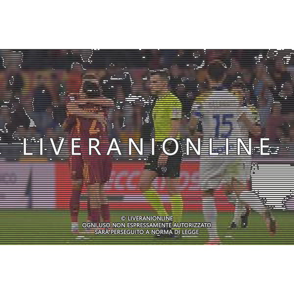 Roma vs Parma Campionato Serie A Enilive - 9 Giornata Stadio Olimpico - Roma 29-10-2025 nella foto Esultanza finale Roma Foto Federico Gaetano - ag Aldo liverani- AGENZIA ALDO LIVERANI SAS