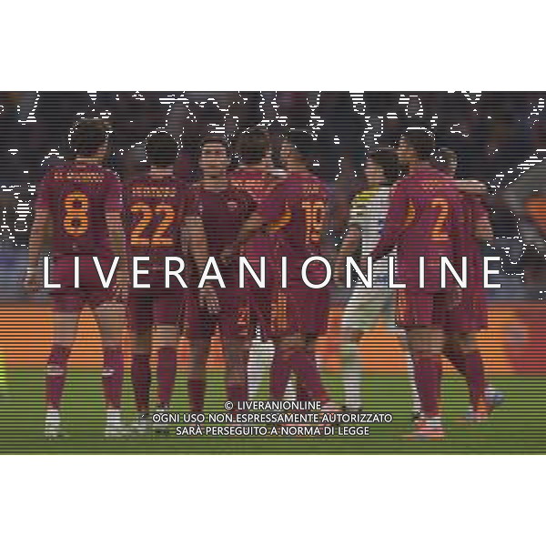 Roma vs Parma Campionato Serie A Enilive - 9 Giornata Stadio Olimpico - Roma 29-10-2025 nella foto Esultanza finale Roma Foto Federico Gaetano - ag Aldo liverani- AGENZIA ALDO LIVERANI SAS