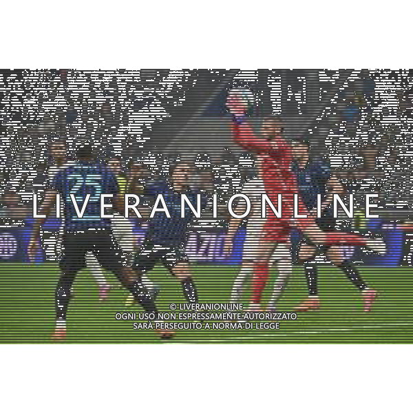 Inter vs Fiorentima nella foto David de Gea (Fiorentina) in uscita Milano 29-10-2025 Stadio Giuseppe Meazza - San Siro Inter vs Fiorentina Campionato Serie A Enilive - 9a giornata foto Roberto Garavaglia/Agenzia Aldo Liverani sas