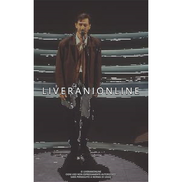 DIAP-RETROSPETTIVA NINO BUONOCORE CANTANTE NELLA FOTO NINO BUONOCORE A SANREMO NELL\'ANNO 1993 AG ALDO LIVERANI SAS