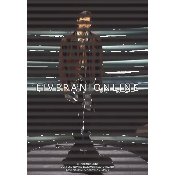 DIAP-RETROSPETTIVA NINO BUONOCORE CANTANTE NELLA FOTO NINO BUONOCORE A SANREMO NELL\'ANNO 1993 AG ALDO LIVERANI SAS