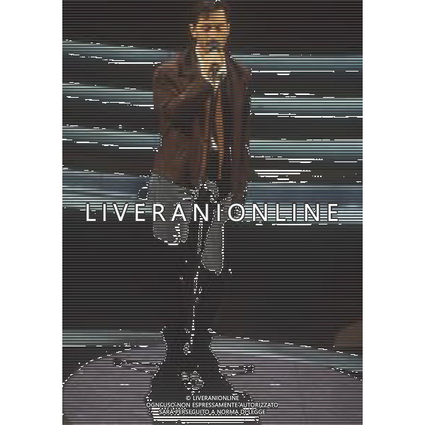 DIAP-RETROSPETTIVA NINO BUONOCORE CANTANTE NELLA FOTO NINO BUONOCORE A SANREMO NELL\'ANNO 1993 AG ALDO LIVERANI SAS