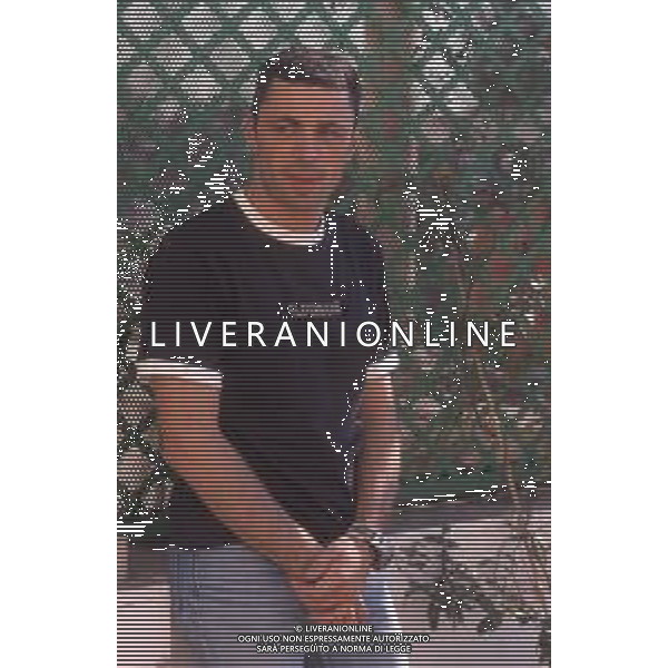 DIAP-RETROSPETTIVA ALEX BRITTI CANTANTE NELLA FOTO ALEX BRITTI A SANREMO GIOVANI NELL\'ANNO 1999 AG ALDO LIVERANI SAS