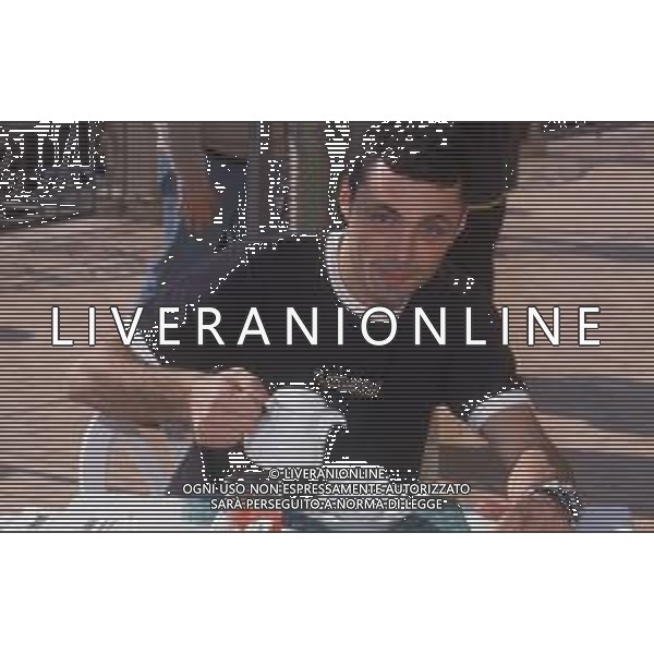 DIAP-RETROSPETTIVA ALEX BRITTI CANTANTE NELLA FOTO ALEX BRITTI A SANREMO GIOVANI NELL\'ANNO 1999 AG ALDO LIVERANI SAS