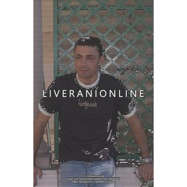 DIAP-RETROSPETTIVA ALEX BRITTI CANTANTE NELLA FOTO ALEX BRITTI A SANREMO GIOVANI NELL\'ANNO 1999 AG ALDO LIVERANI SAS