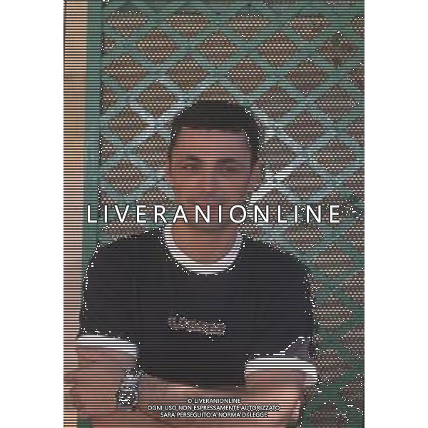 DIAP-RETROSPETTIVA ALEX BRITTI CANTANTE NELLA FOTO ALEX BRITTI A SANREMO GIOVANI NELL\'ANNO 1999 AG ALDO LIVERANI SAS