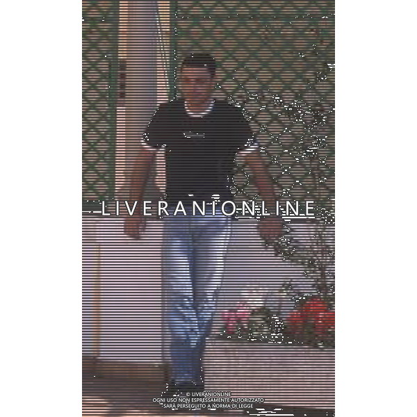 DIAP-RETROSPETTIVA ALEX BRITTI CANTANTE NELLA FOTO ALEX BRITTI A SANREMO GIOVANI NELL\'ANNO 1999 AG ALDO LIVERANI SAS