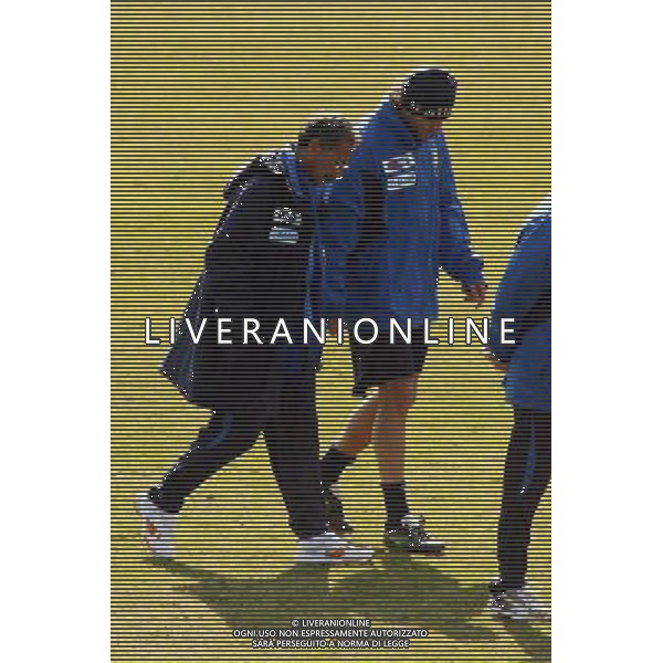 Coverciano (Fi) 28/02/2006 Ritiro e Allenamento della nazionale Italiana nella foto christian vieri ph gianni nucci/agenzia aldo liverani