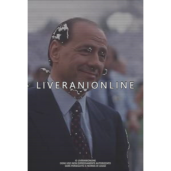 DIAP-RETROSPETTIVA SILVIO BERLUSCONI PRESIDNTE MILAN CALCIO E POLITICO NELLA FOTO SILVIO BERLUSCONI NELL\'ANNO 1993 AG ALDO LIVERANI SAS