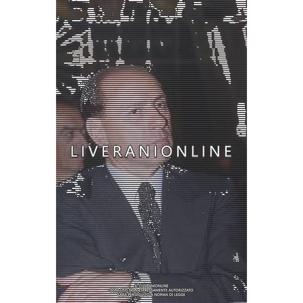 DIAP-RETROSPETTIVA SILVIO BERLUSCONI PRESIDNTE MILAN CALCIO E POLITICO NELLA FOTO SILVIO BERLUSCONI NELL\'ANNO 1993 AG ALDO LIVERANI SAS