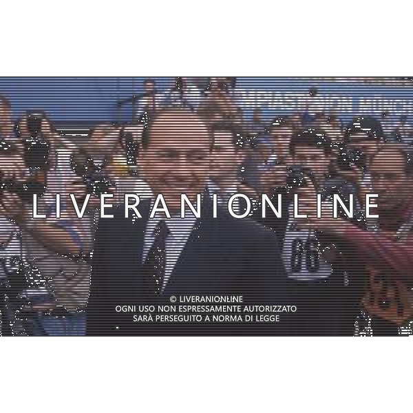 DIAP-RETROSPETTIVA SILVIO BERLUSCONI PRESIDNTE MILAN CALCIO E POLITICO NELLA FOTO SILVIO BERLUSCONI NELL\'ANNO 1993 AG ALDO LIVERANI SAS