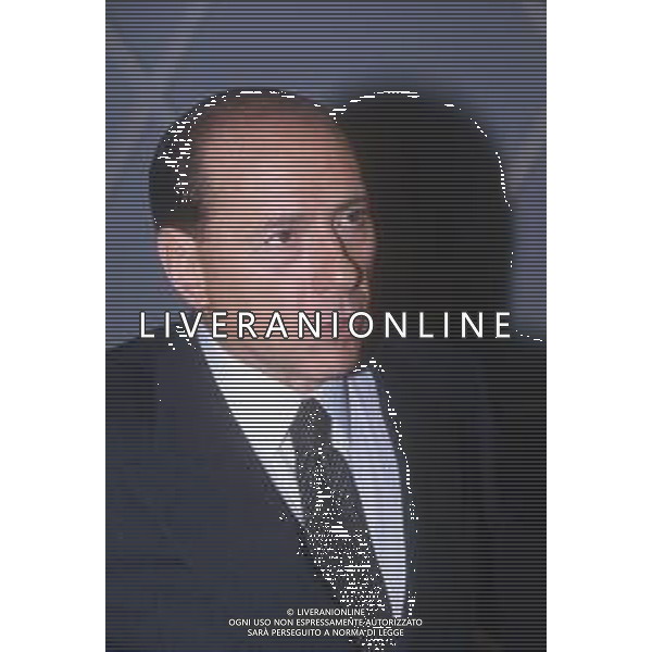 DIAP-RETROSPETTIVA SILVIO BERLUSCONI PRESIDNTE MILAN CALCIO E POLITICO NELLA FOTO SILVIO BERLUSCONI NELL\'ANNO 1993 AG ALDO LIVERANI SAS