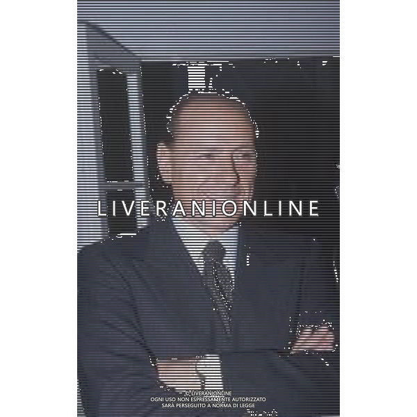 DIAP-RETROSPETTIVA SILVIO BERLUSCONI PRESIDNTE MILAN CALCIO E POLITICO NELLA FOTO SILVIO BERLUSCONI NELL\'ANNO 1993 AG ALDO LIVERANI SAS