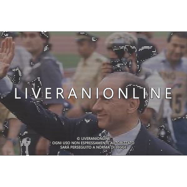 DIAP-RETROSPETTIVA SILVIO BERLUSCONI PRESIDNTE MILAN CALCIO E POLITICO NELLA FOTO SILVIO BERLUSCONI NELL\'ANNO 1993 AG ALDO LIVERANI SAS
