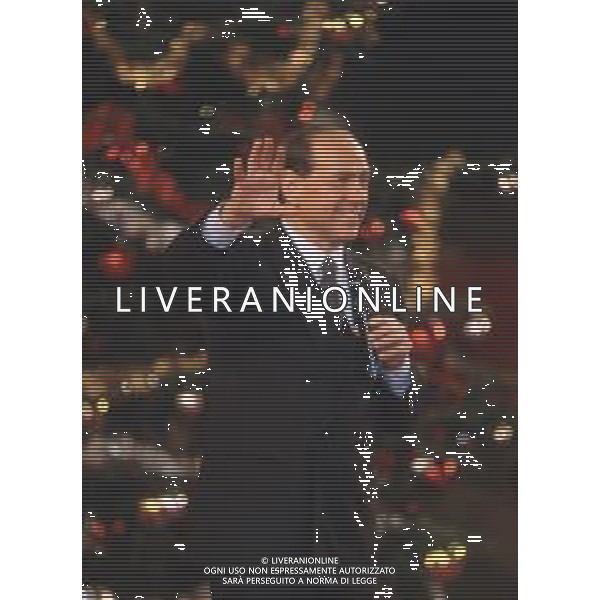 DIAP-RETROSPETTIVA SILVIO BERLUSCONI PRESIDNTE MILAN CALCIO E POLITICO NELLA FOTO SILVIO BERLUSCONI NELL\'ANNO 1993 AG ALDO LIVERANI SAS