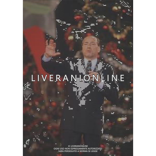 DIAP-RETROSPETTIVA SILVIO BERLUSCONI PRESIDNTE MILAN CALCIO E POLITICO NELLA FOTO SILVIO BERLUSCONI NELL\'ANNO 1993 AG ALDO LIVERANI SAS