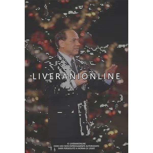 DIAP-RETROSPETTIVA SILVIO BERLUSCONI PRESIDNTE MILAN CALCIO E POLITICO NELLA FOTO SILVIO BERLUSCONI NELL\'ANNO 1993 AG ALDO LIVERANI SAS