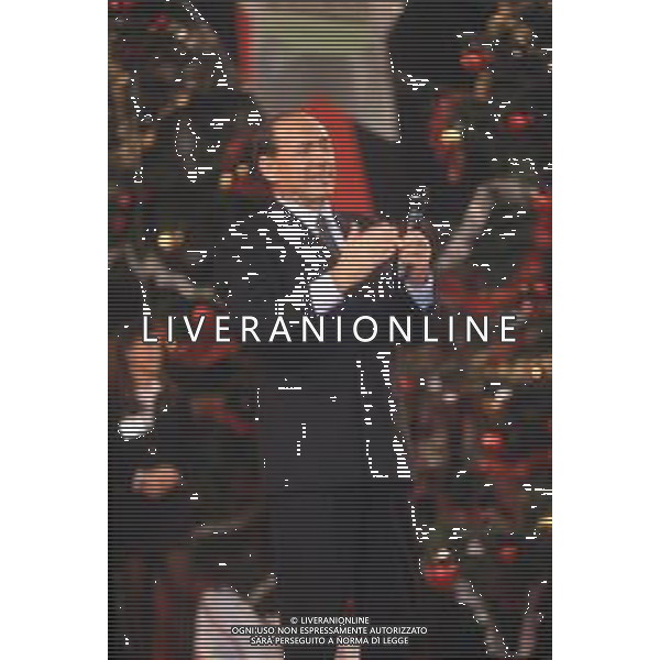 DIAP-RETROSPETTIVA SILVIO BERLUSCONI PRESIDNTE MILAN CALCIO E POLITICO NELLA FOTO SILVIO BERLUSCONI NELL\'ANNO 1993 AG ALDO LIVERANI SAS